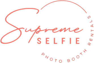 Supreme Selfie photo booth rentals logo.